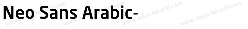 Neo Sans Arabic字体转换
